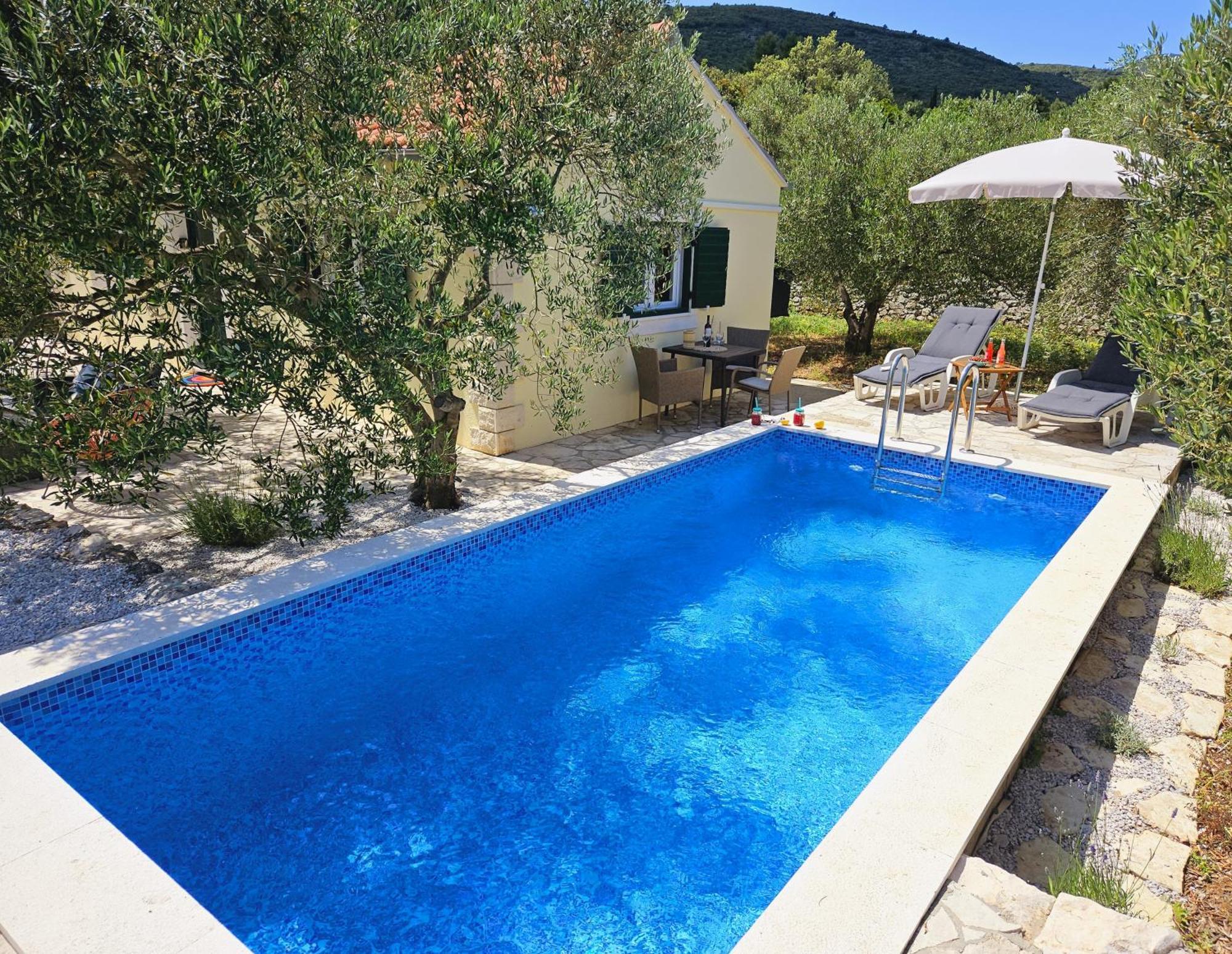 فيلا Vineyard House & Olive Grove House Račišće المظهر الخارجي الصورة
